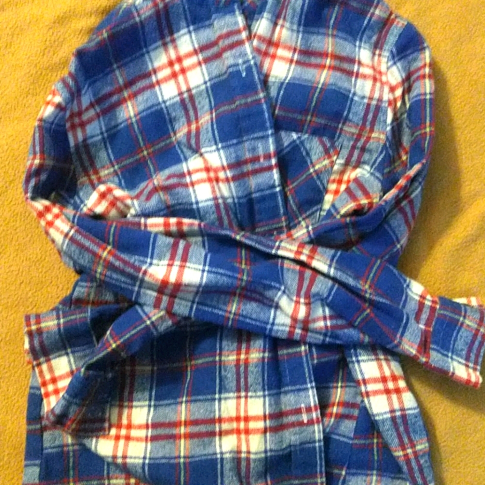 Pink, Blue, White flannel LA. CA